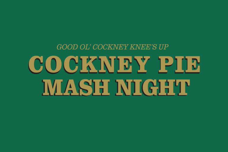 Cockney Pie Night