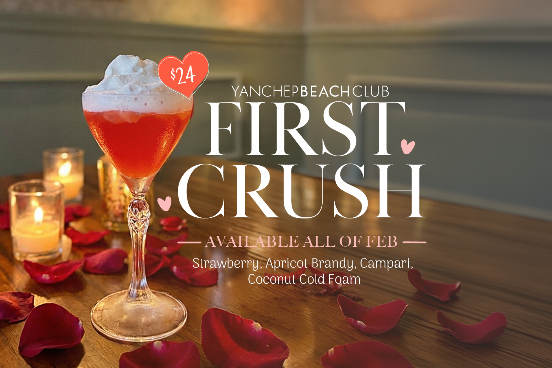 Valentine’s Cocktail: First Crush
